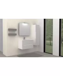 MOBILE BAGNO "CANALETTO" BIANCO OPACO, 80 CM